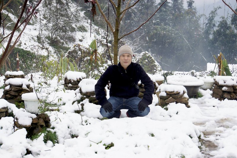 Snowy rice terraces in Sapa - Vietnam Adventure