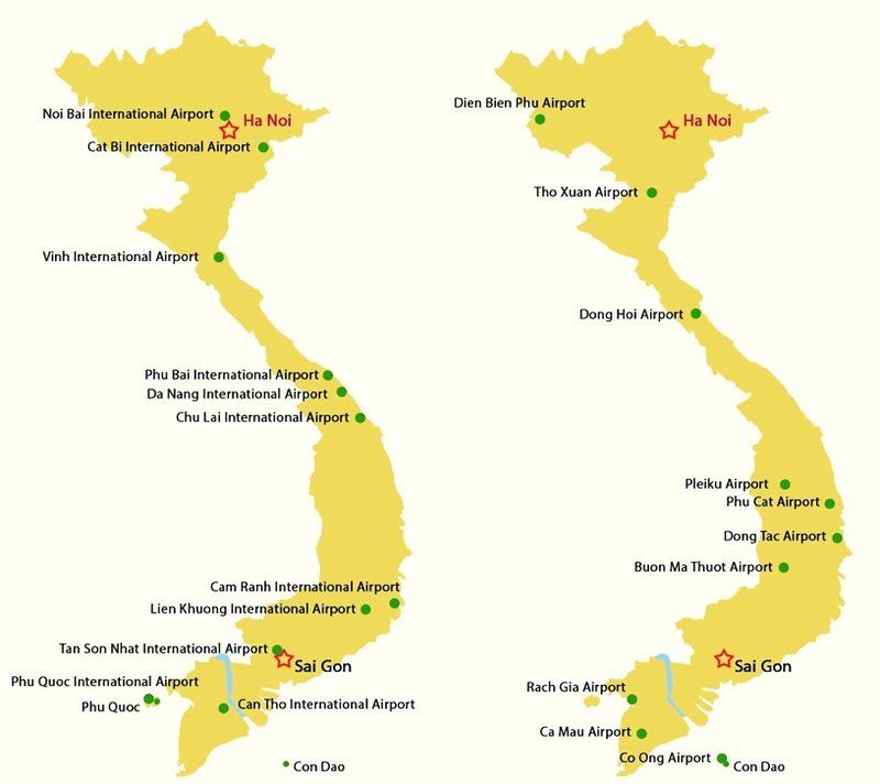 how many airport in vietnam - Vietnam Adventure
