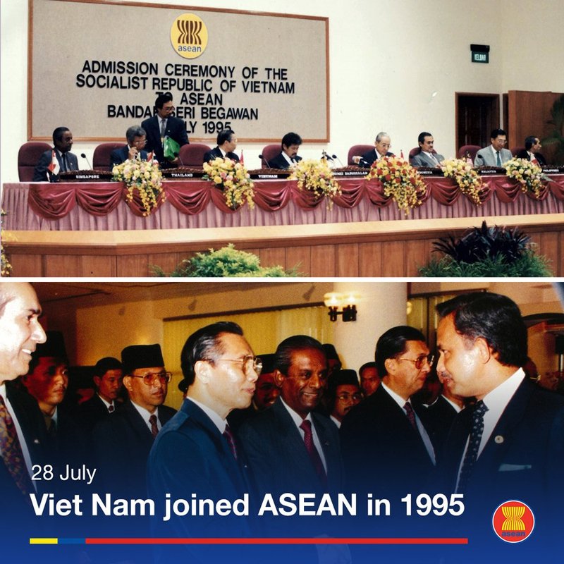 when did vietnam join asean ASEAN officially welcomed #Vietnam as a member on this day in 1995 ...