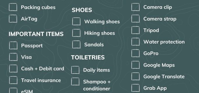 what to pack for vietnam The Ultimate Vietnam Packing List (with printable list ...